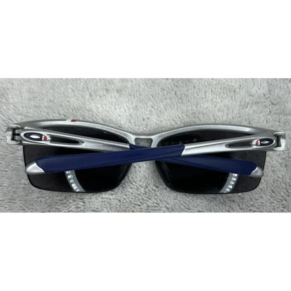 Oakley RPM Men's Sunglasses Silver Team USA Frames Black Iridium Lens 009205-17